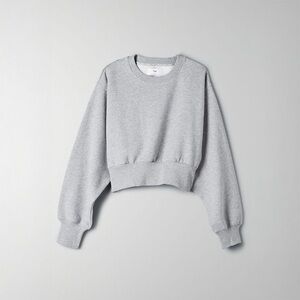 Aritzia TNA Perkins Sweatshirt in Heather Gray - sz Medium